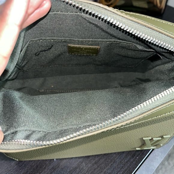 Louis Vuitton Olive Green Leather Bag - Picture 5 of 6